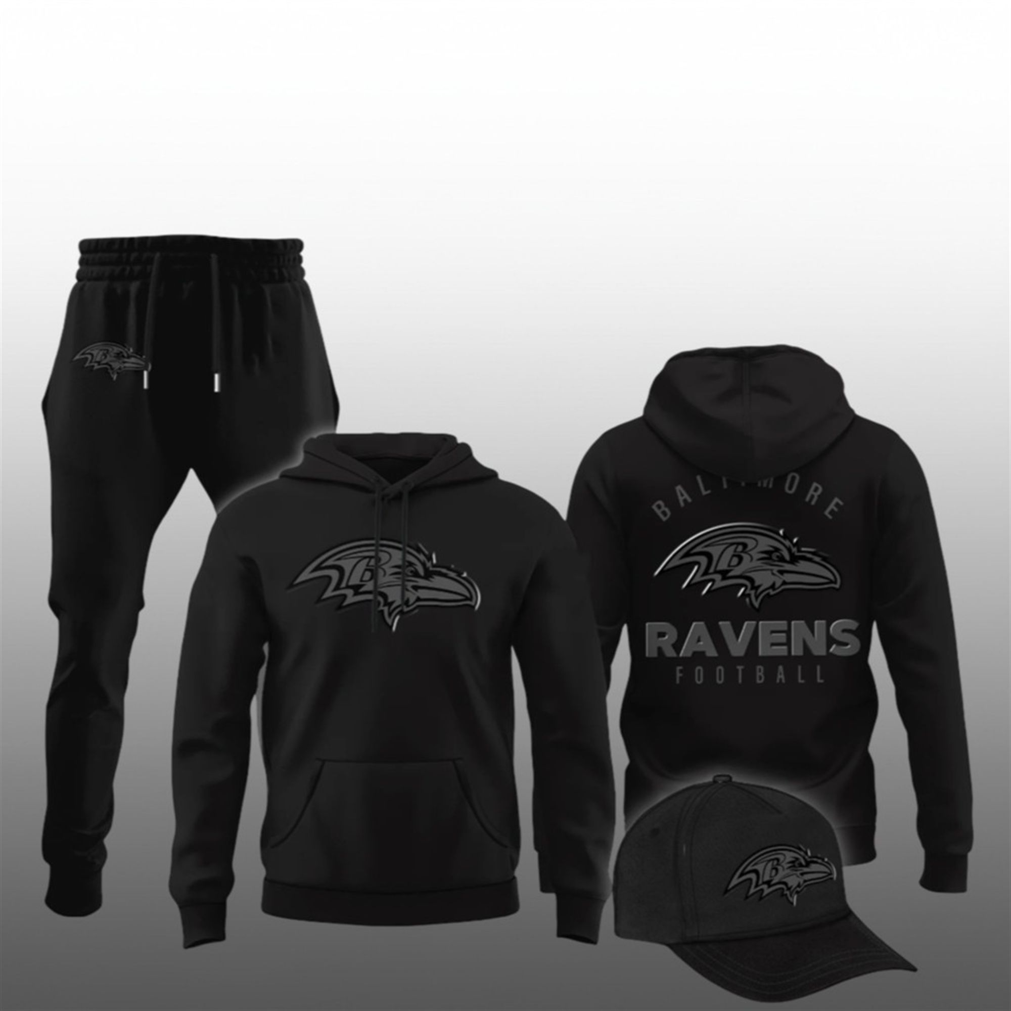 Ravens 2025 Back In Black Hoodie Combo 1 Ravens 2025 Back In Black Hoodie Combo 1 1