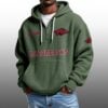 Razorbacks EST 1994 Half Quarter Zip Waffle Hoodie 2