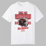 Red Raiders 2025 Big 12 Football Champions HELMET Shirt