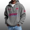 SMU Mustangs EST 1915 Half Quarter Zip Waffle Hoodie