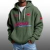 SMU Mustangs EST 1915 Half Quarter Zip Waffle Hoodie 3