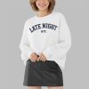 Sabrina Carpenter Late Night NYC Sweatshirt 8 Sabrina Carpenter Late Night NYC Sweatshirt 2 3