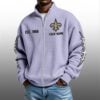 Saints EST 1966 Quarter Zip Waffe Sweatshirt