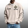 Saints EST 1966 Quarter Zip Waffe Sweatshirt 3
