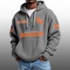 Sam Houston Bearkats EST 1912 Half Quarter Zip Waffle Hoodie 2