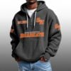 Sam Houston Bearkats EST 1912 Half Quarter Zip Waffle Hoodie 4