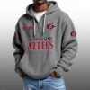 San Diego State Aztecs EST 1921 Half Quarter Zip Waffle Hoodie 2