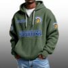 San Jose State Spartans EST 1893 Half Quarter Zip Waffle Hoodie 1