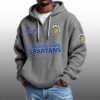 San Jose State Spartans EST 1893 Half Quarter Zip Waffle Hoodie 3
