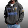 San Jose State Spartans EST 1893 Half Quarter Zip Waffle Hoodie 4