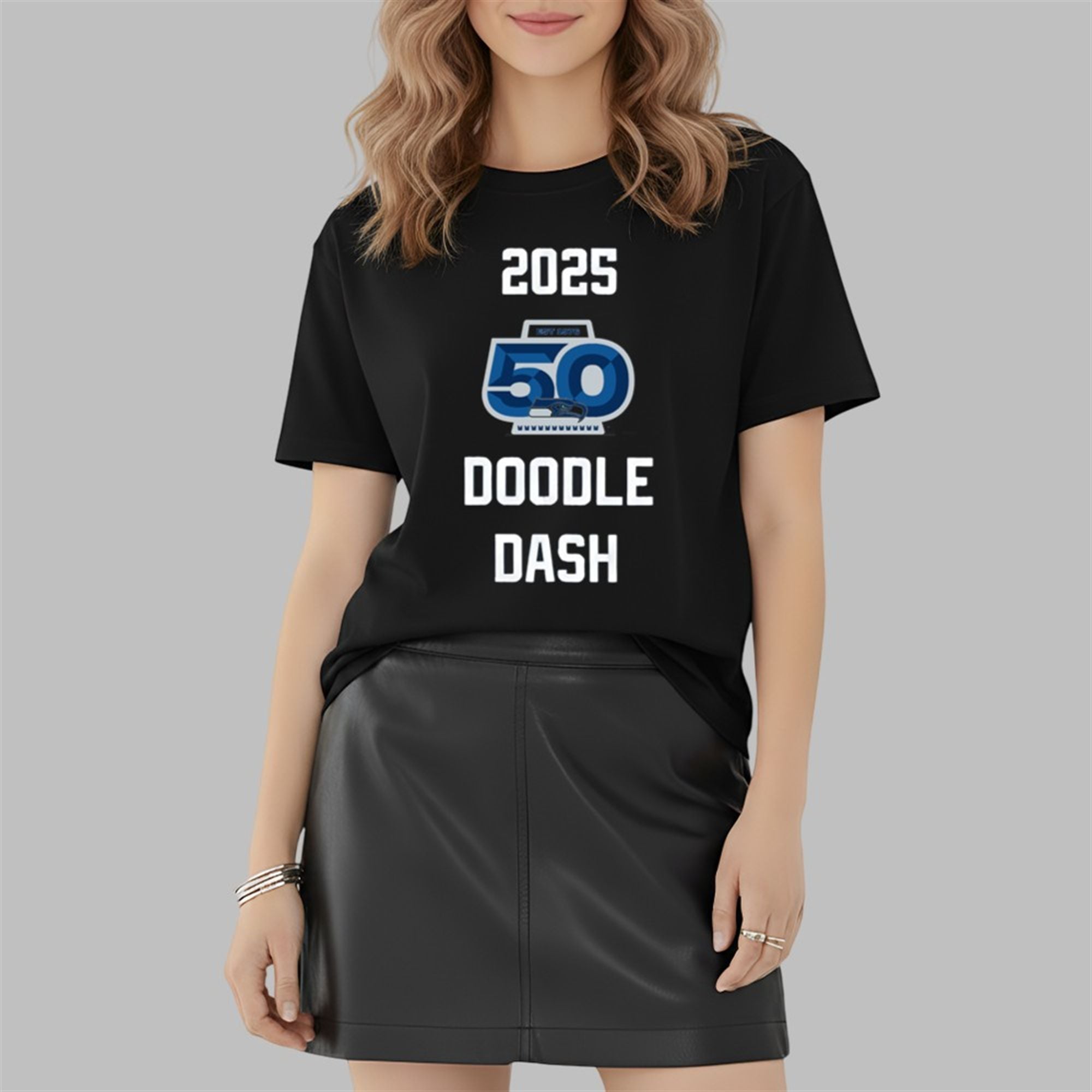 Seattle Seahawks 2025 Doodle Dash Shirt 2 Seattle Seahawks 2025 Doodle Dash Shirt 2 2