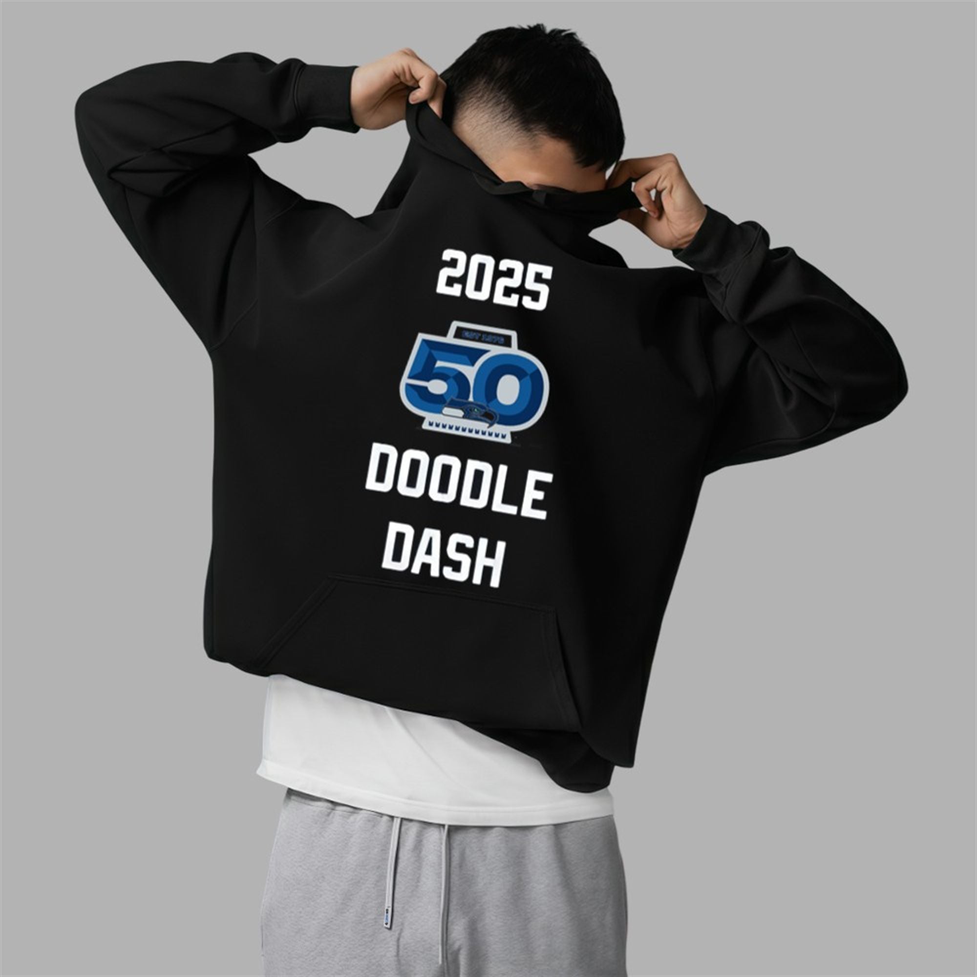 Seattle Seahawks 2025 Doodle Dash Shirt 5 Seattle Seahawks 2025 Doodle Dash Shirt 2 5