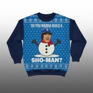 2026 Dodgers Do You Wanna Build A Sho Man Ugly Sweater 1