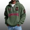 South Carolina Gamecocks EST 1892 Half Quarter Zip Waffle Hoodie 3
