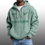 South Florida EST 1997 Half Quarter Zip Waffle Hoodie