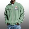 Steelers EST 1933 Quarter Zip Waffe Sweatshirt