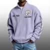 Steelers EST 1933 Quarter Zip Waffe Sweatshirt 2
