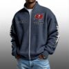 Tb Buccaneers EST 1974 Quarter Zip Waffle Sweatshirt 6 Tb Buccaneers EST 1974 Quarter Zip Waffe Sweatshirt 2
