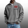 Tb Buccaneers EST 1974 Quarter Zip Waffle Sweatshirt 7 Tb Buccaneers EST 1974 Quarter Zip Waffe Sweatshirt 3