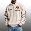 Tb Buccaneers EST 1974 Quarter Zip Waffle Sweatshirt 8 Tb Buccaneers EST 1974 Quarter Zip Waffe Sweatshirt 4