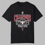 Tech Red Raiders 2025 Big 12 Champions Score Shirt