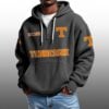 Tennessee EST 1891 Half Quarter Zip Waffle Hoodie 4