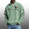 Texans EST 1999 Quarter Zip Waffe Sweatshirt