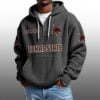 Texas State EST 1904 Half Quarter Zip Waffle Hoodie 4