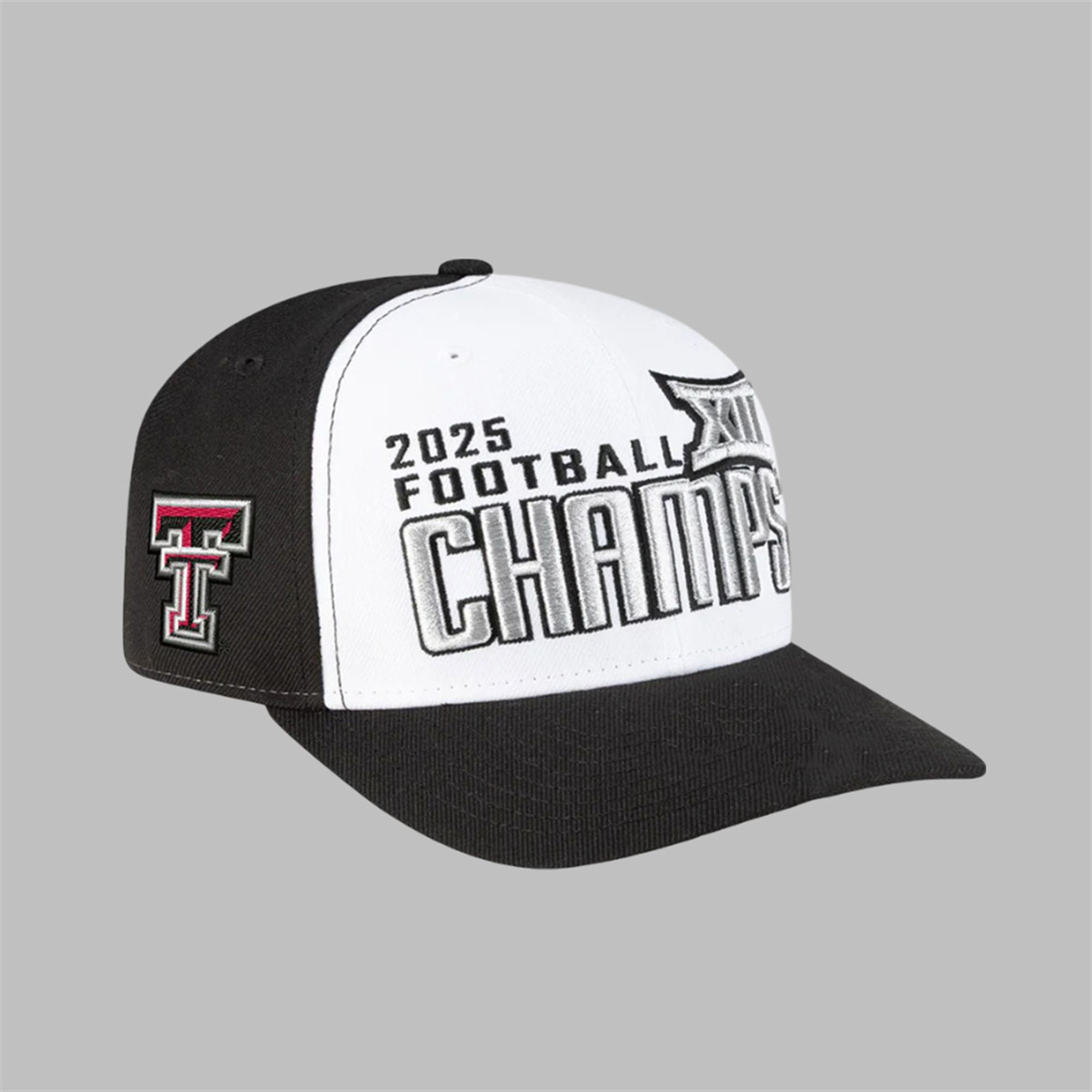 Texas Tech Red Raiders Big 12 2025 Football Champs Hat 1 Texas Tech Red Raiders Big 12 2025 Football Champs Hat 1