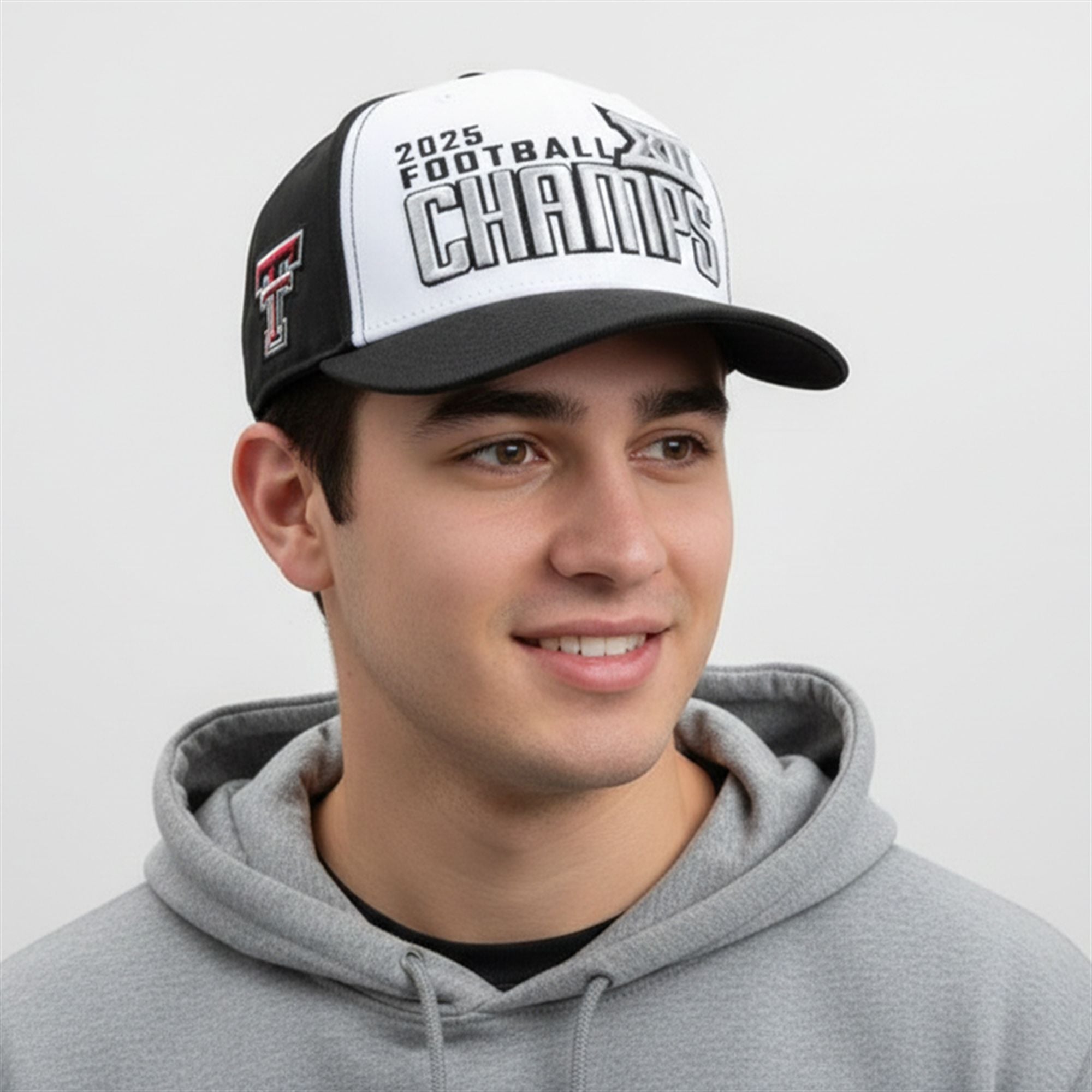 Texas Tech Red Raiders Big 12 2025 Football Champs Hat 2 Texas Tech Red Raiders Big 12 2025 Football Champs Hat 2