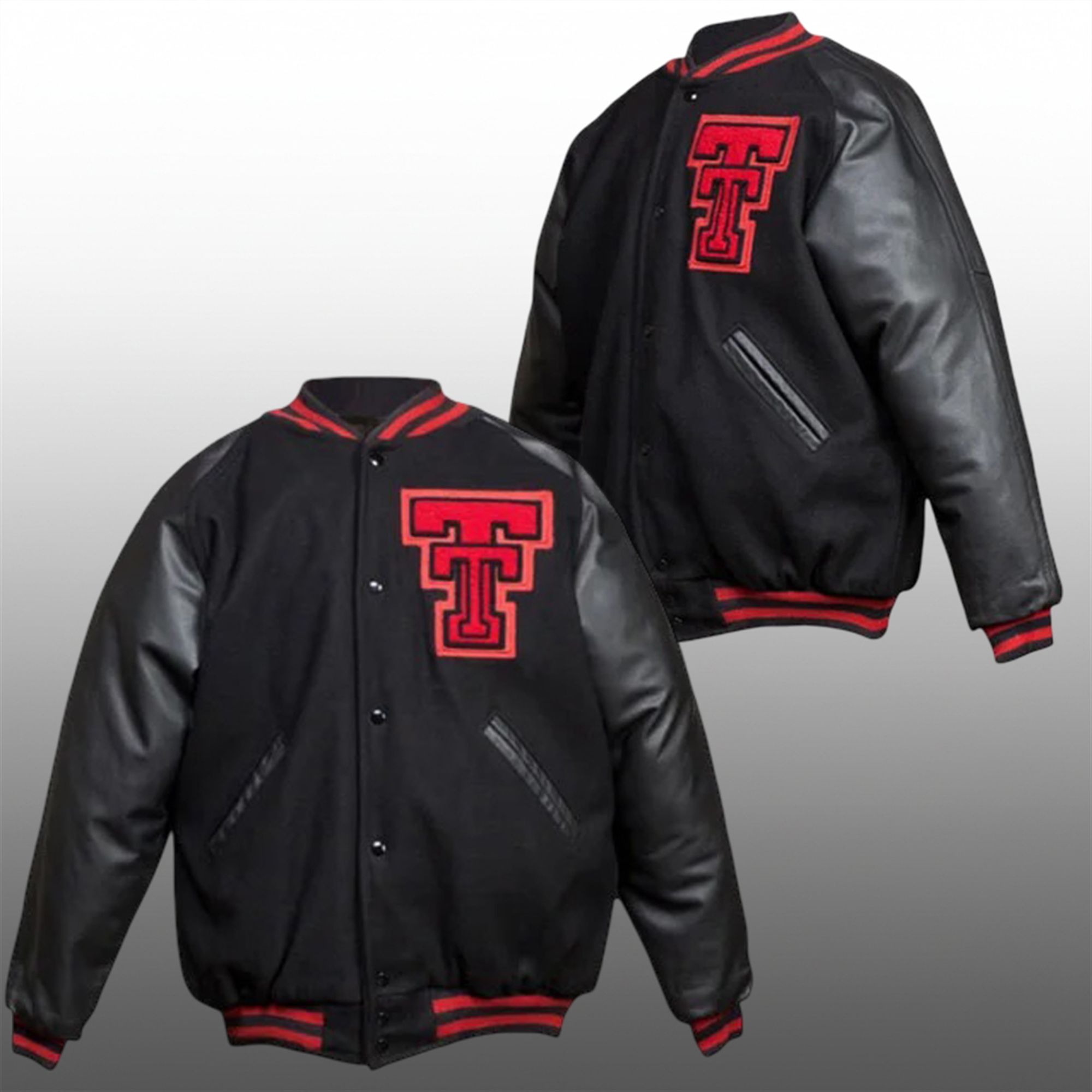 Texas Tech Red Raiders Double T Jacket 1 Texas Tech Red Raiders Double T Jacket 1