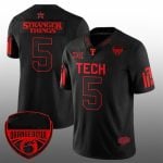 Texas Tech Red Raiders Stranger Things 2025 Orange Bowl Jersey