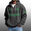 The Herd EST 1895 Half Quarter Zip Waffle Hoodie 4