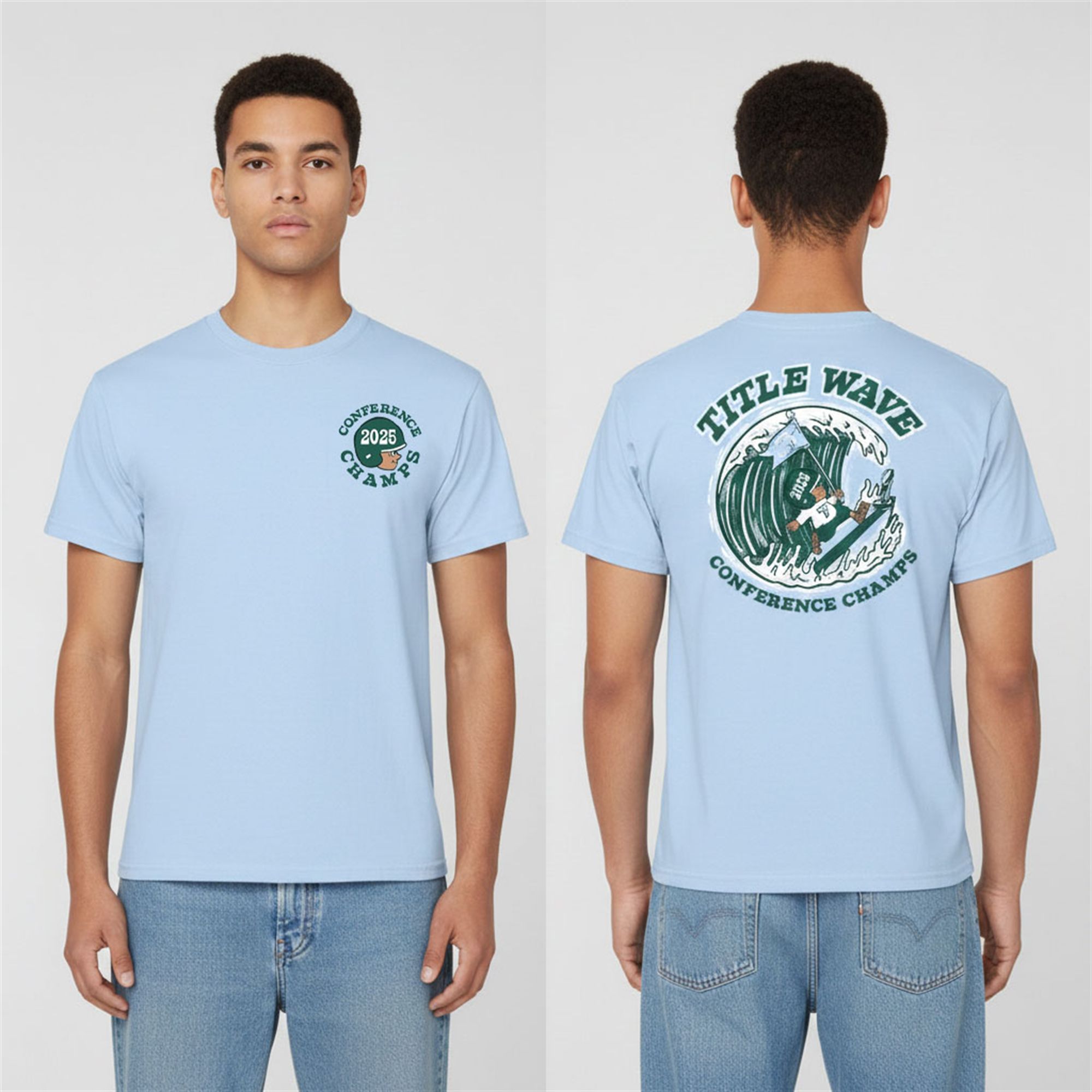 Title Wave Conference Champs 2025 Tulane Green Wave Shirt 3 Title Wave Conference Champs 2025 Tulane Green Wave Shirt 3