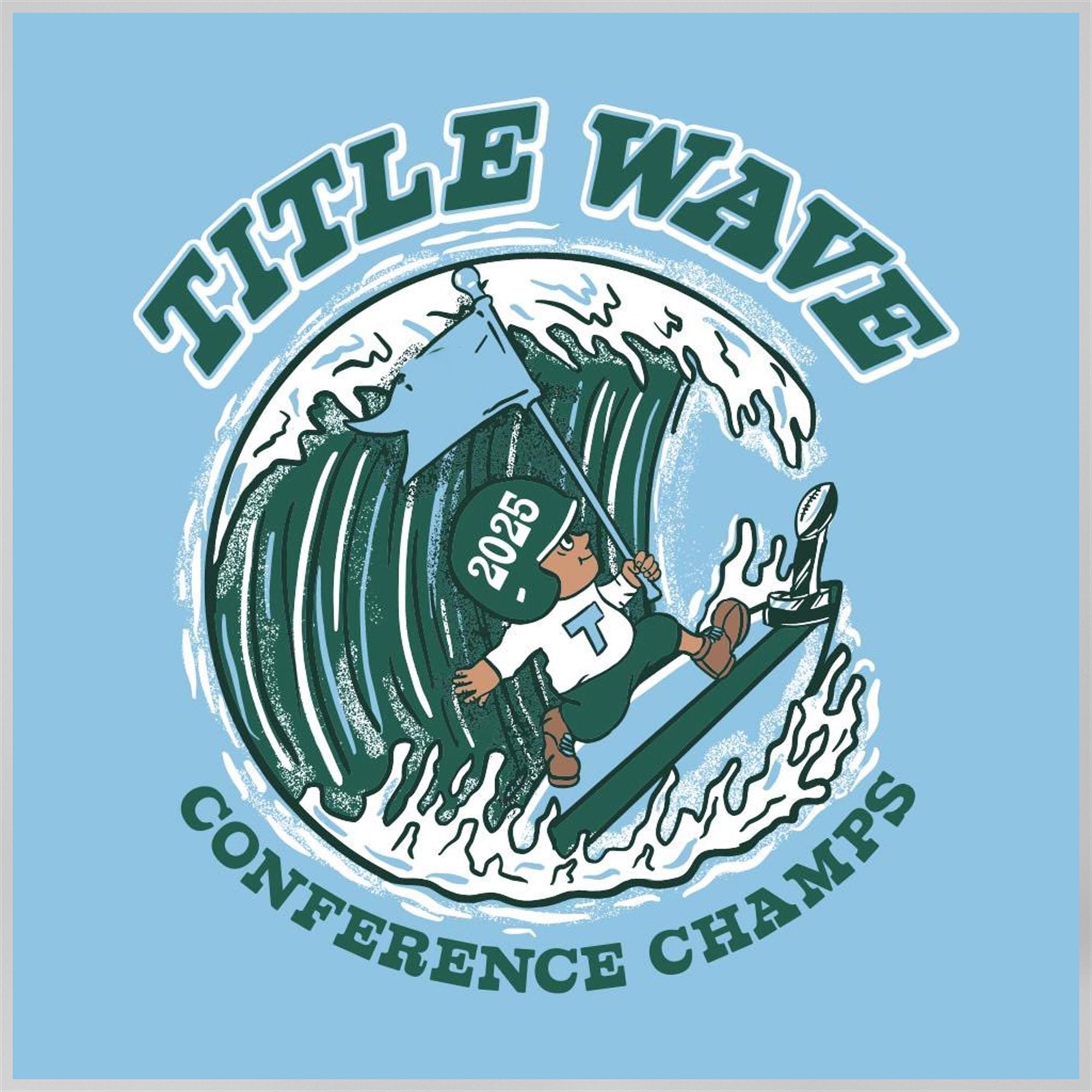 Title Wave Conference Champs 2025 Tulane Green Wave Shirt 4 Title Wave Conference Champs 2025 Tulane Green Wave Shirt 7