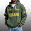Toledo EST 1917 Half Quarter Zip Waffle Hoodie 1