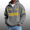 Toledo EST 1917 Half Quarter Zip Waffle Hoodie 2
