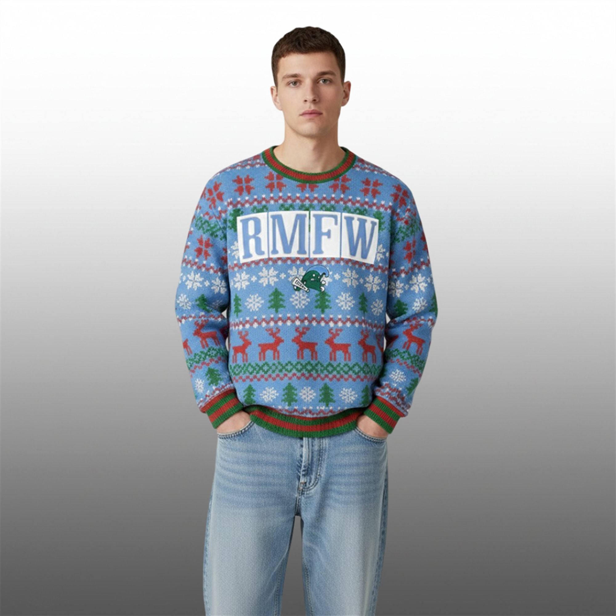 Tulane Coach Jon Sumrall RMFW Ugly Sweater 3 Tulane coach Jon Sumrall RMFW Ugly Sweater 3