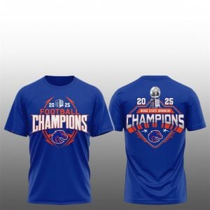 14 Boise State Broncos Mountain West Champions 2025 Shirt