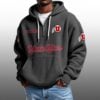 Utah Utes EST 1892 Half Quarter Zip Waffle Hoodie 4