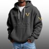 Vanderbilt EST 1890 Half Quarter Zip Waffle Hoodie 6 Vanderbilt EST 1890 Half Quarter Zip Waffle Hoodie 2