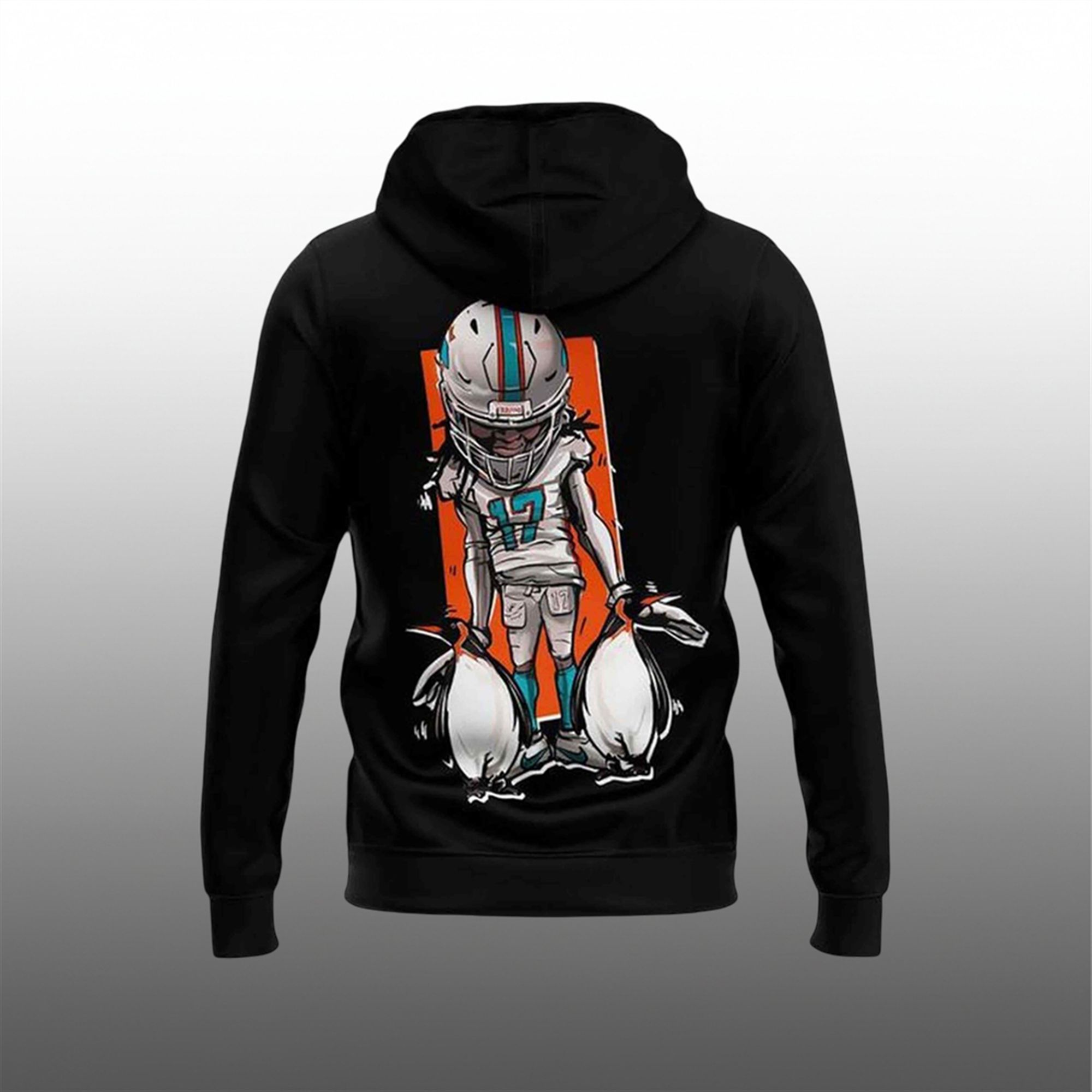 Waddle House Jaylen Waddle Hoodie 3 Waddle House Jaylen Waddle Hoodie 2