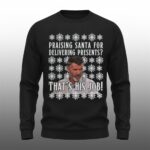 Wayne Rooney Praising Santa For Delivering Presents That's His Jog Ugly Sweater