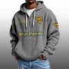West Virginia EST 1891 Half Quarter Zip Waffle Hoodie