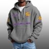 Western Illinois EST 1903 Half Quarter Zip Waffle Hoodie