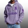 Wildcats EST 1882 Half Quarter Zip Waffle Hoodie