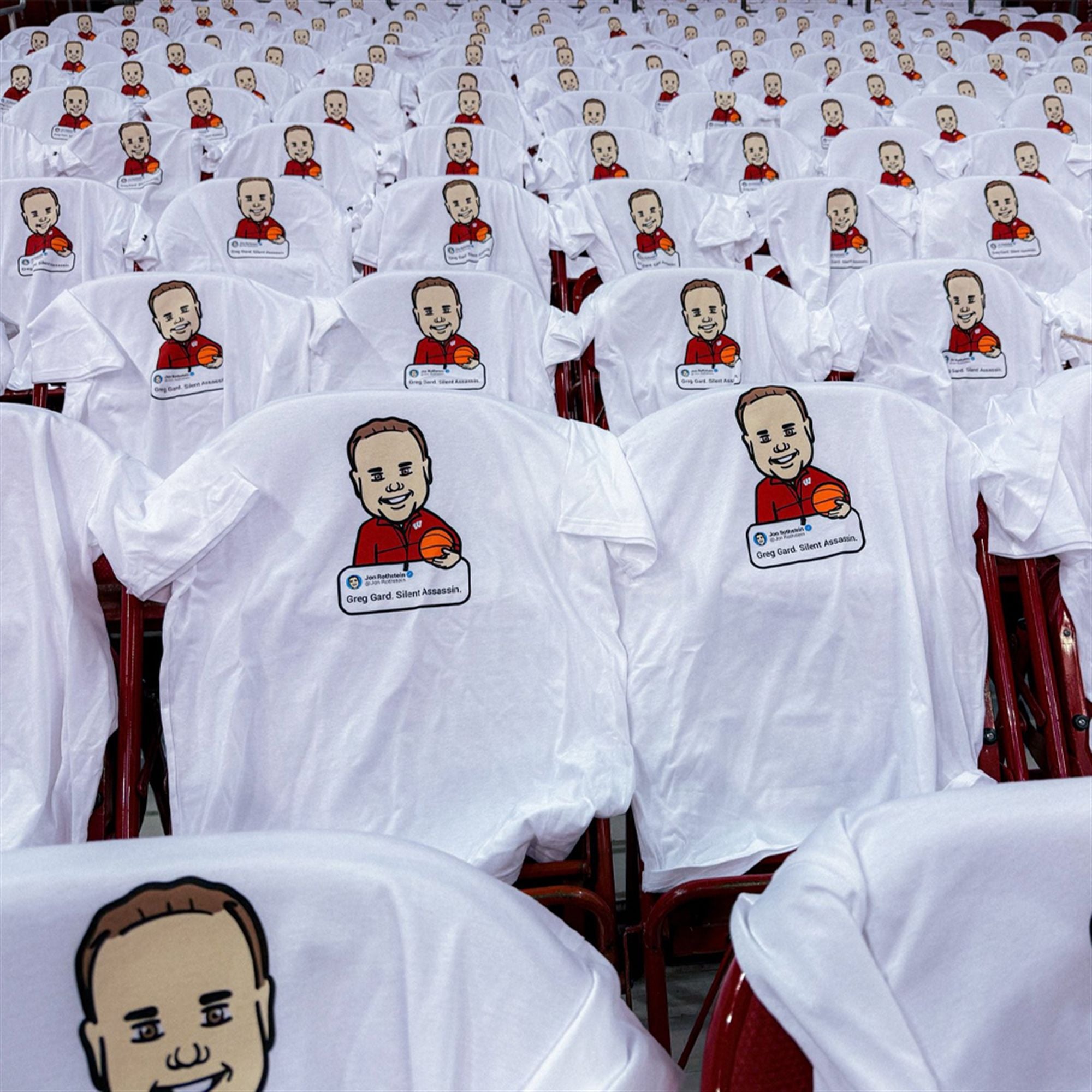 Wisconsin Jon Rothstein Greg Gard Silent Assassin Shirt 0 15