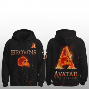 1 2026 Browns Avatar 3 Fire and Ash Hoodie