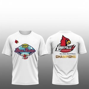 1 Louisville Football Roca Raton Bowl of Beans Champions Shirt