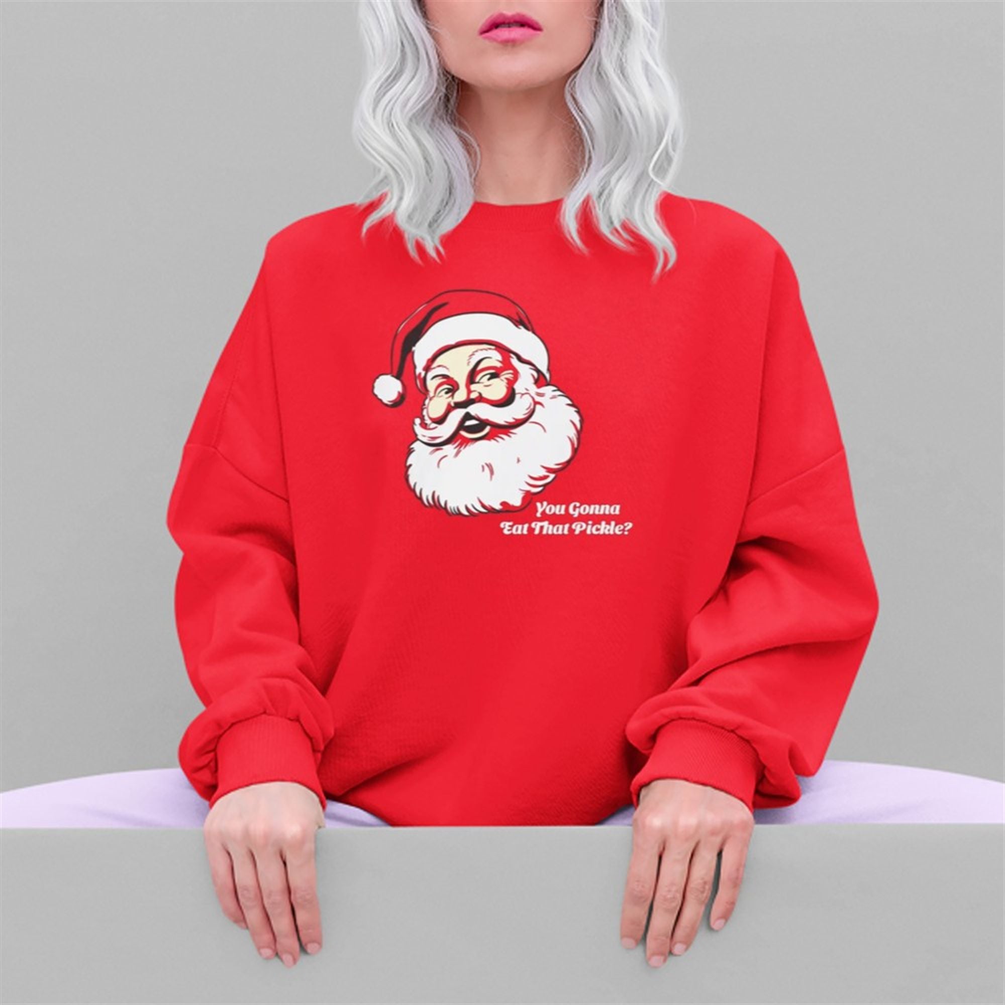 You Gonna Eat That Pickle Santa Shirt 4 You Gonna Eat That Pickle Santa Shirt 5 4